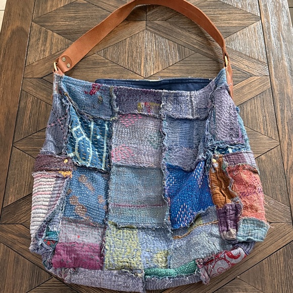 Free People Multicolor Patchwork Hobo Bag - Picture 6 of 7